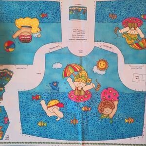 Vintage Cut & Sew Girls Beach Jumper Bodice Girls 2-4-6-8